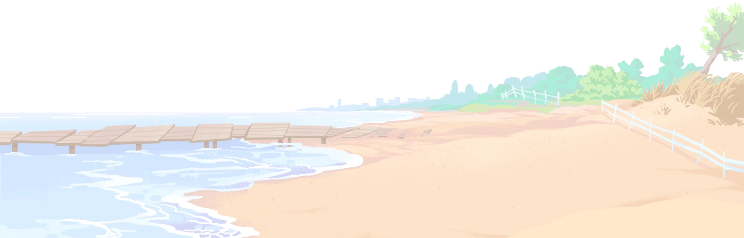 Calming breath background illustration